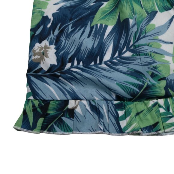 Urban Outfitters Blue and Green Floral Pattern Skirt, size Small - Picture 3 of 9